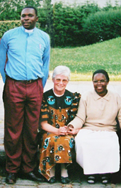 Besuch von Dekan Kipangula mit Frau