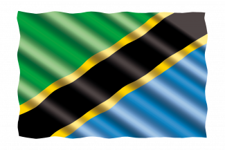 Fahne Tansanias